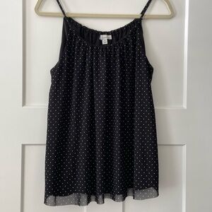 Polka dot tank top